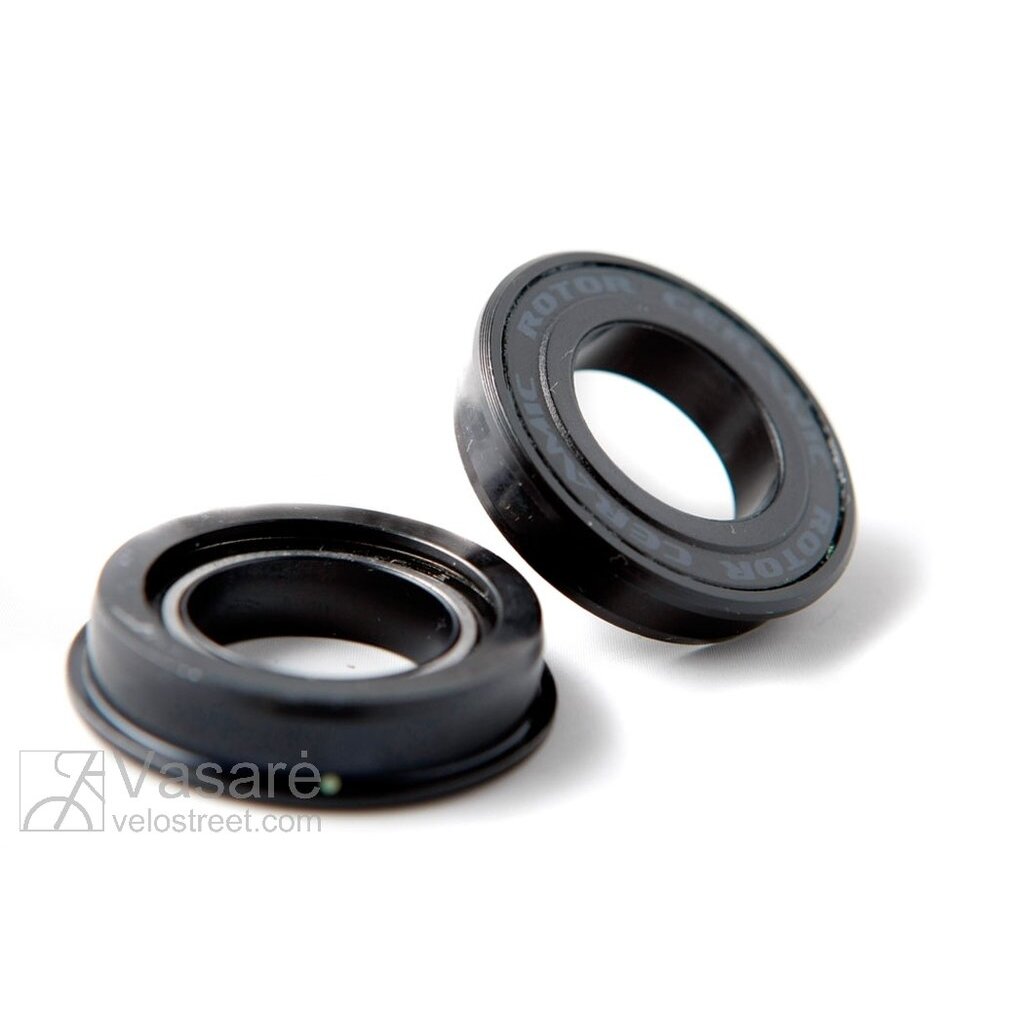 Miniklio veleno kasetė ROTOR PRESS FIT 4124mm (BB86, 89, 92,) Road or MTB CERAMIC BEARINGS Black 1