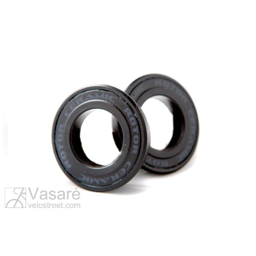Miniklio veleno kasetė ROTOR PRESS FIT 4124mm (BB86, 89, 92,) Road or MTB CERAMIC BEARINGS Black Miniklio veleno kasetė ROTOR PRESS FIT 4124mm (BB86, 89, 92,) Road or MTB CERAMIC BEARINGS Black