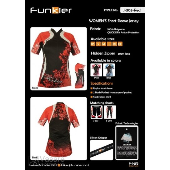 Women Jersey's J-303R Women Jersey's J-303R
