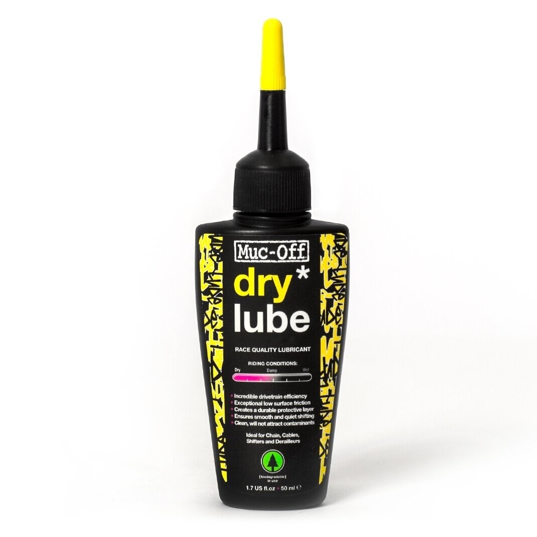 Muc-Off Dry Lube 50ml (sausom sąlygom)grandinės tepalas Muc-Off Dry Lube 50ml (sausom sąlygom)grandinės tepalas