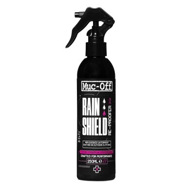 Muc-Off Apsauga nuo lietaus Rain Shield Re-proofer 250ml Muc-Off Apsauga nuo lietaus Rain Shield Re-proofer 250ml