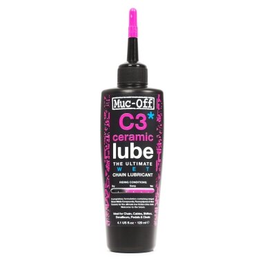 Muc-Off C3 Ceramic Lube 120ml- keraminis grandinės tepalas drėgnoms sąlygoms Muc-Off C3 Ceramic Lube 120ml- keraminis grandinės tepalas drėgnoms sąlygoms