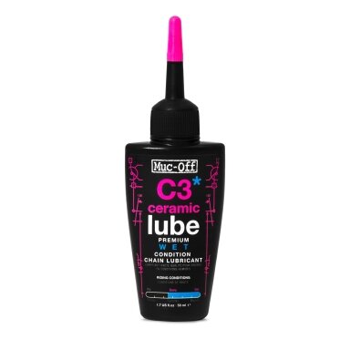 Muc-Off C3 Ceramic Lube 50ml- keraminis grandinės tepalas drėgnoms sąlygoms Muc-Off C3 Ceramic Lube 50ml- keraminis grandinės tepalas drėgnoms sąlygoms