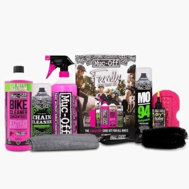 Muc-Off Family Bike Care Kit priežiūros k-tas Muc-Off Family Bike Care Kit priežiūros k-tas