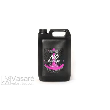 Muc-Off No Puncture Hassle 5L - Bekamerinių padangų skystis 5L Muc-Off No Puncture Hassle 5L - Bekamerinių padangų skystis 5L