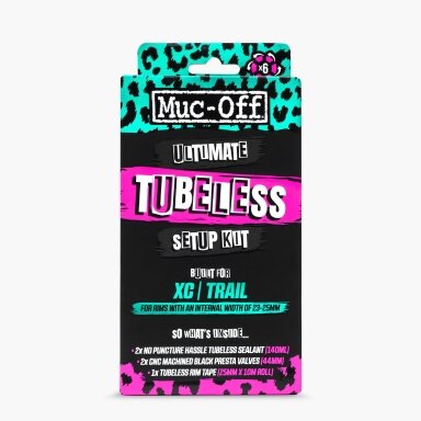 Muc-Off Ultimate Tubeless Setup Kit - XC Trail bekamerinės sistemos k-tas Muc-Off Ultimate Tubeless Setup Kit - XC Trail bekamerinės sistemos k-tas
