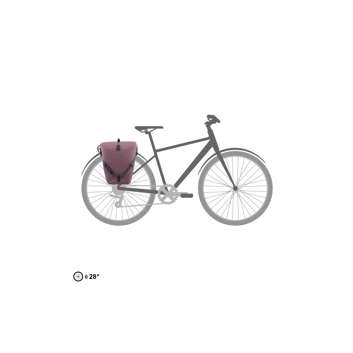 Велосипедная сумка Ortlieb Back-Roller Urban Line Ash Rose 4 Велосипедная сумка Ortlieb Back-Roller Urban Line Ash Rose 4