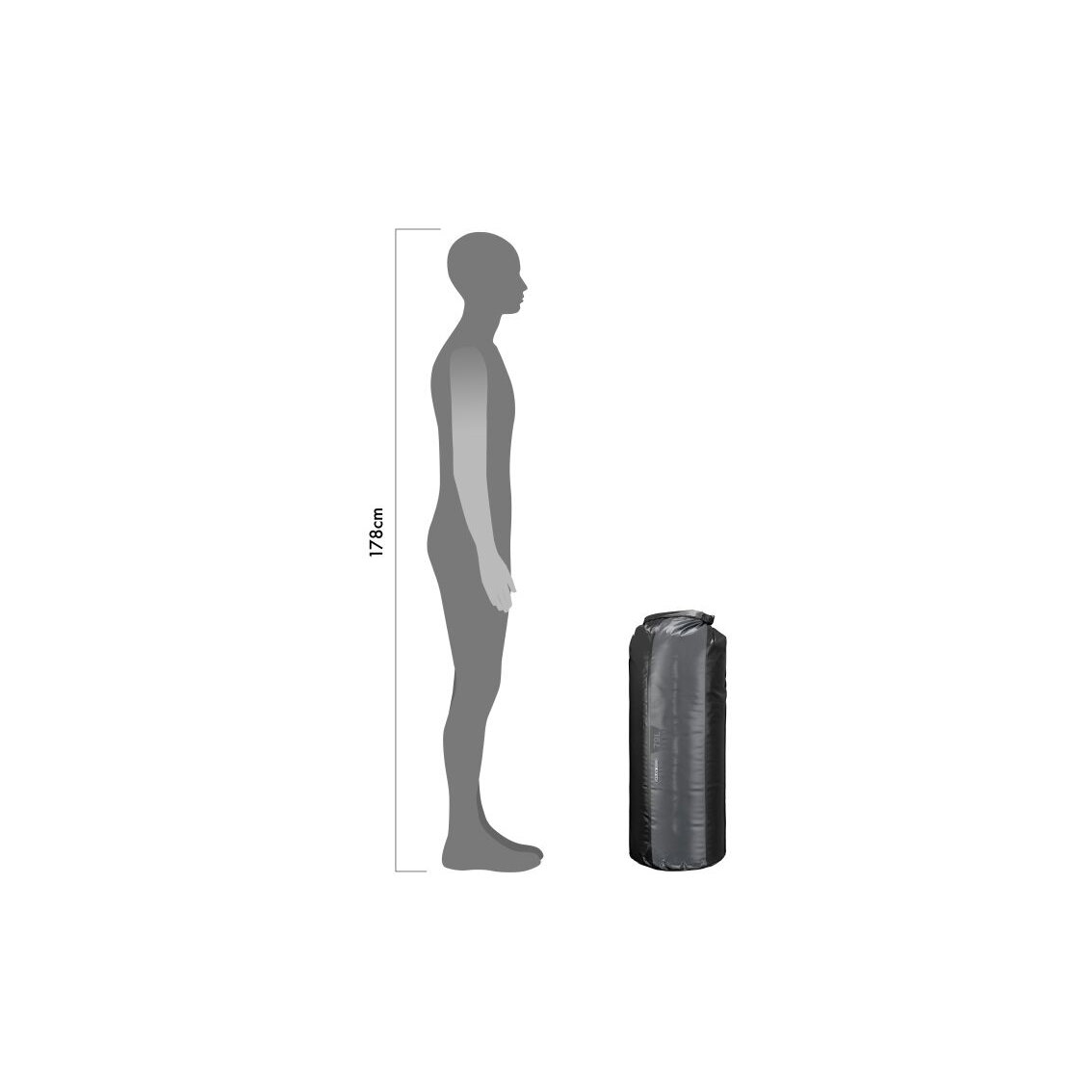 Ortlieb Dry-Bag Slate - Black 79 L ceļojumu soma 5 Ortlieb Dry-Bag Slate - Black 79 L ceļojumu soma 5