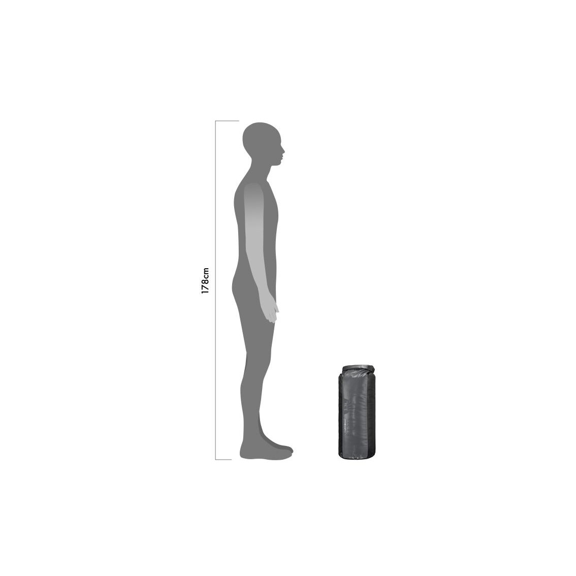 Ortlieb Dry-Bag Slate - Black bag 4