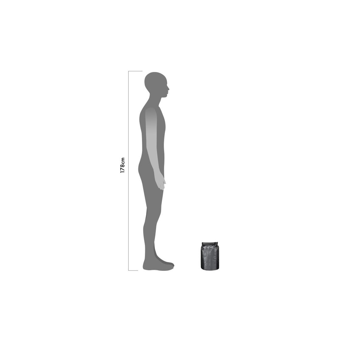 Ortlieb Dry-Bag Slate - Black Tasche 5