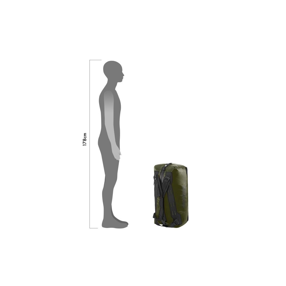 Ortlieb Duffle Olive-Black 60 L Дорожная сумка 5 Ortlieb Duffle Olive-Black 60 L Дорожная сумка 5