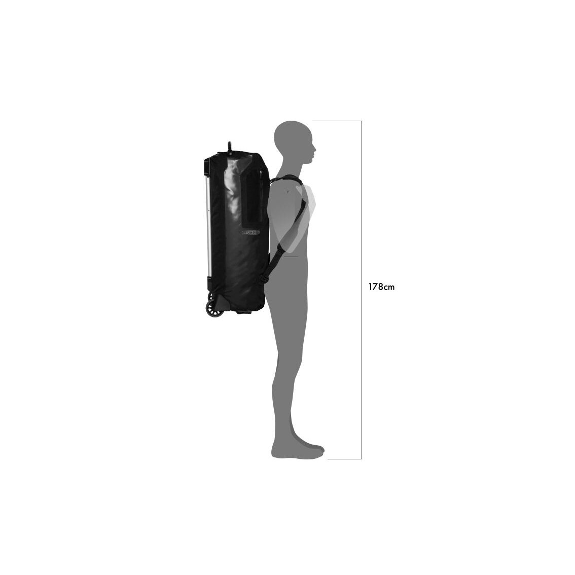 Ortlieb Duffle RG Black ceļojumu soma 4 Ortlieb Duffle RG Black ceļojumu soma 4