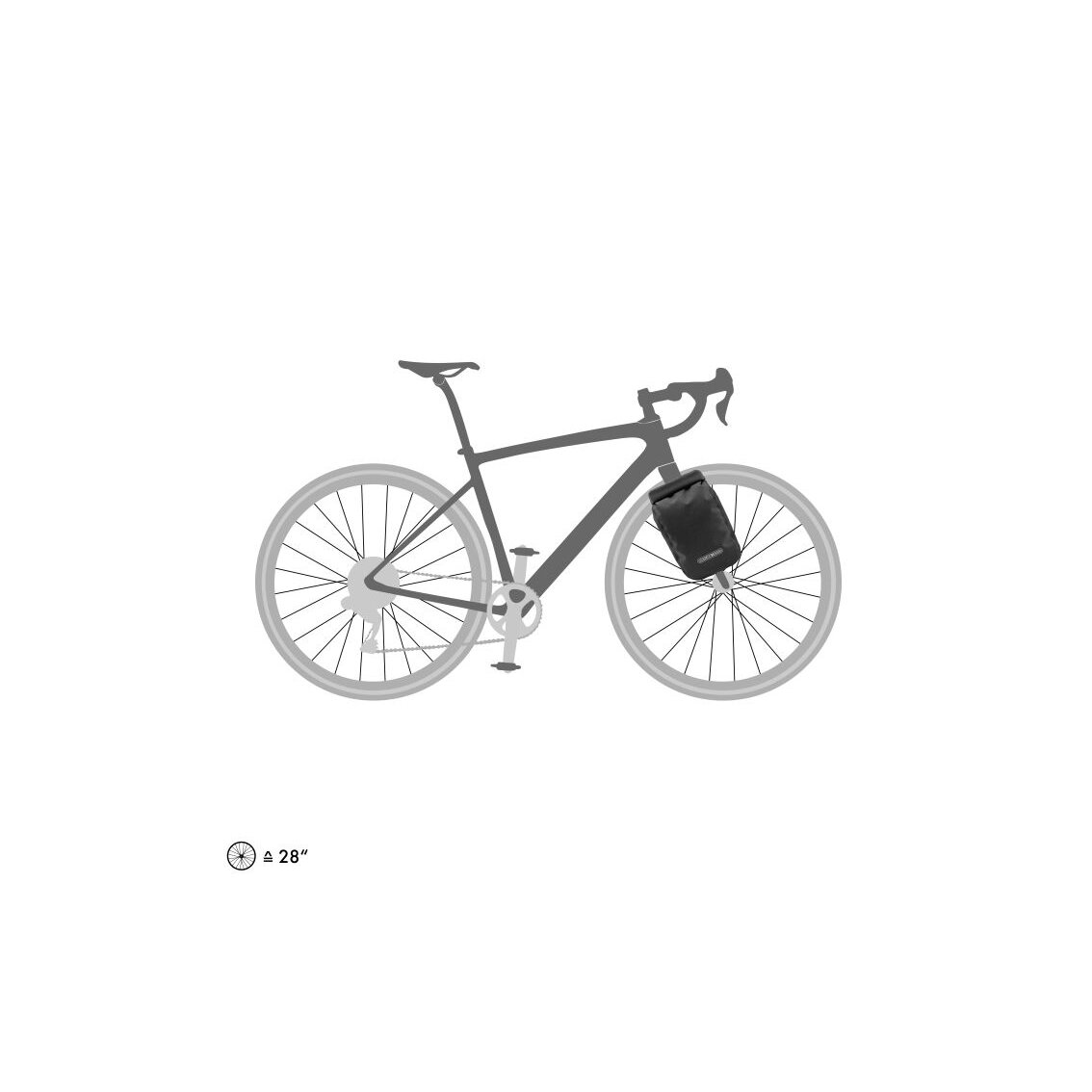 Ortlieb Fork-Pack Plus Black somiņa uz dakšas 4