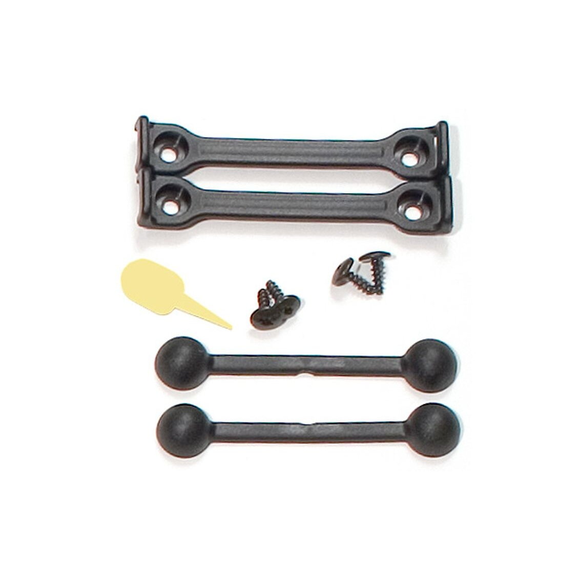 Ortlieb Outer-Pocket Black tvirtinimo rinkinys