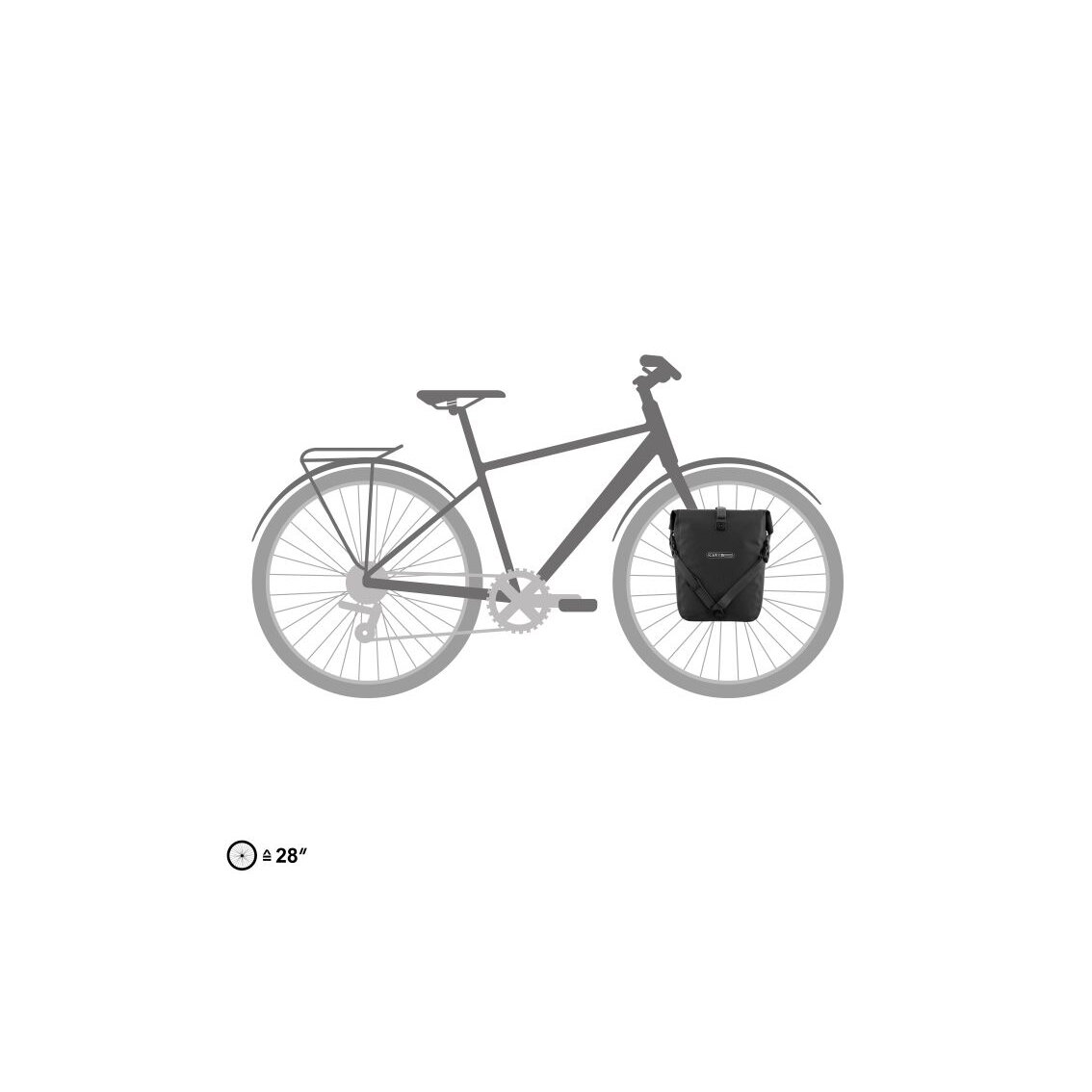 Велосипедная сумка Ortlieb Sport-Roller Plus Granite - Black 1