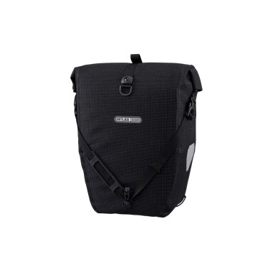 Ortlieb Back-Roller High-Vis Black Reflective bicycle pannier
