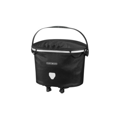 Ortlieb Up-Town Rack Black grozs uz stūres