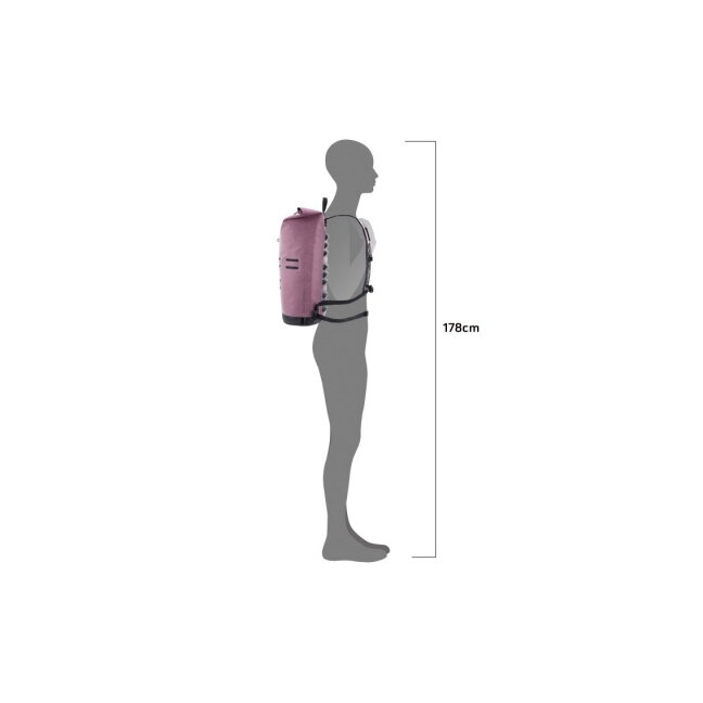 Ortlieb Commuter Daypack Urban Line Ash Rose backpack 4