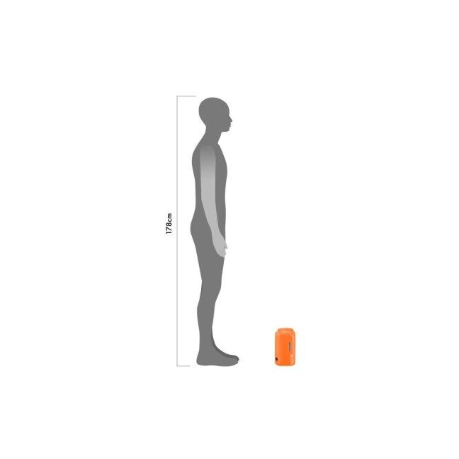 Ortlieb Dry-Bag Light Valve Orange 7L Bag 4