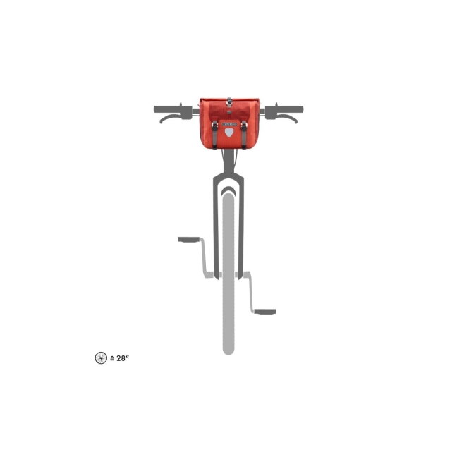 Ortlieb Handlebar-Pack Plus Salsa - Dark Chili dviračio krepšys 4 Ortlieb Handlebar-Pack Plus Salsa - Dark Chili dviračio krepšys 4