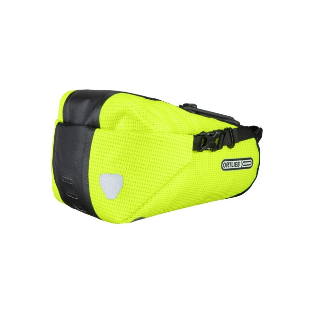 Ortlieb Saddle-Bag High-Vis Neon Yellow - Black saddle bag 2