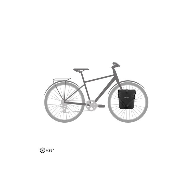 Велосипедная сумка Ortlieb Sport-Roller Plus Granite - Black 1