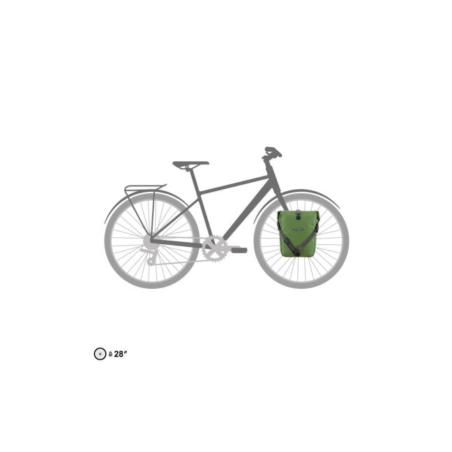 Ortlieb Sport-Roller Plus Kiwi - Moss Green velosipēda soma 1