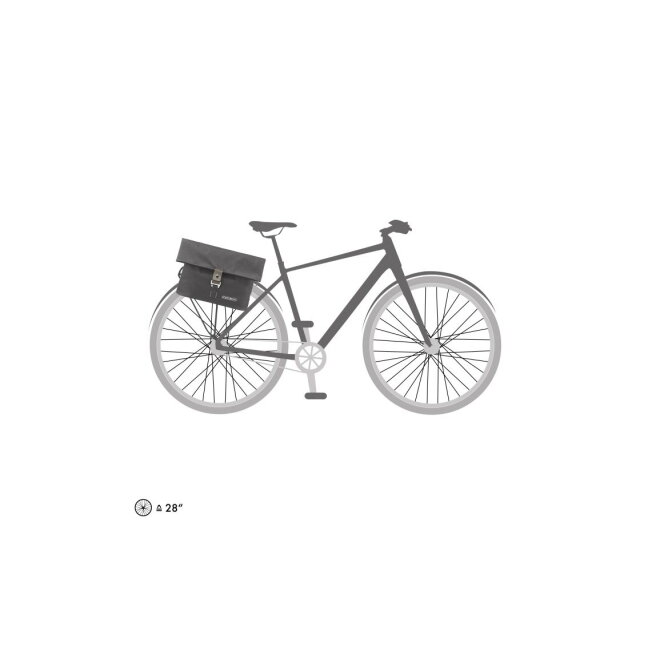 Ortlieb Twin-City Urban Pepper bicycle bag 5 Ortlieb Twin-City Urban Pepper bicycle bag 5