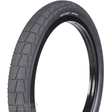 Tire BMX ODYSSEY BROC 20x2.40 Dual-Ply Black Tire BMX ODYSSEY BROC 20x2.40 Dual-Ply Black