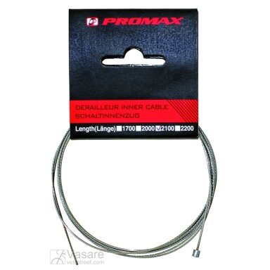 Pavarų troselis su 4x4mm galvute, 1.1x2100 PROMAX Pavarų troselis su 4x4mm galvute, 1.1x2100 PROMAX