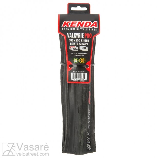 Tire KENDA 700x30C, 30-622, 28x1.2 KENDA Valkyrie Pro 120tpi R3C Tire KENDA 700x30C, 30-622, 28x1.2 KENDA Valkyrie Pro 120tpi R3C