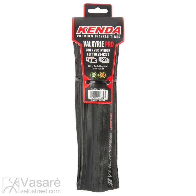 Tire KENDA 700x30C, 30-622, 28x1.2 KENDA Valkyrie Pro 120tpi R3C Tire KENDA 700x30C, 30-622, 28x1.2 KENDA Valkyrie Pro 120tpi R3C