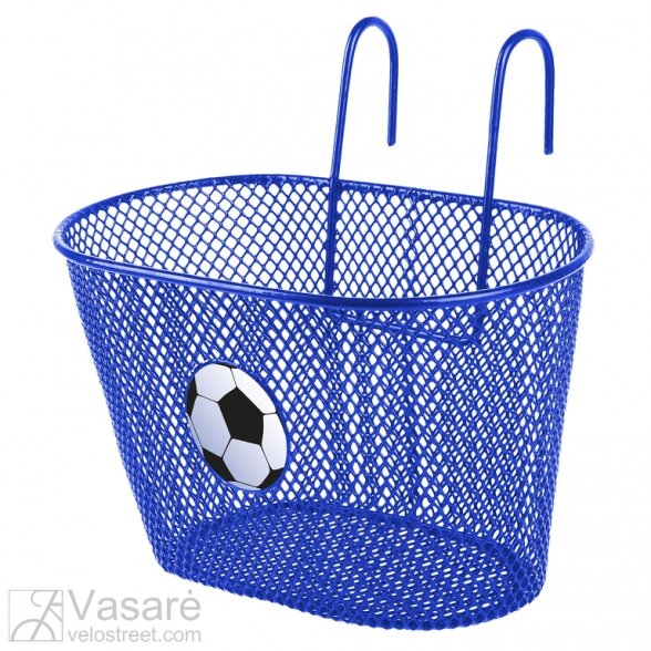 Wire basket, for children, blue