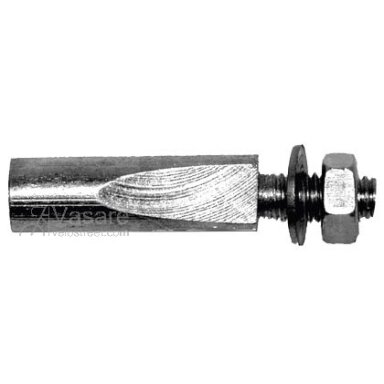 crank cotter pin, UCP-finish, 9.5 mm, short cut, with nut und washer crank cotter pin, UCP-finish, 9.5 mm, short cut, with nut und washer