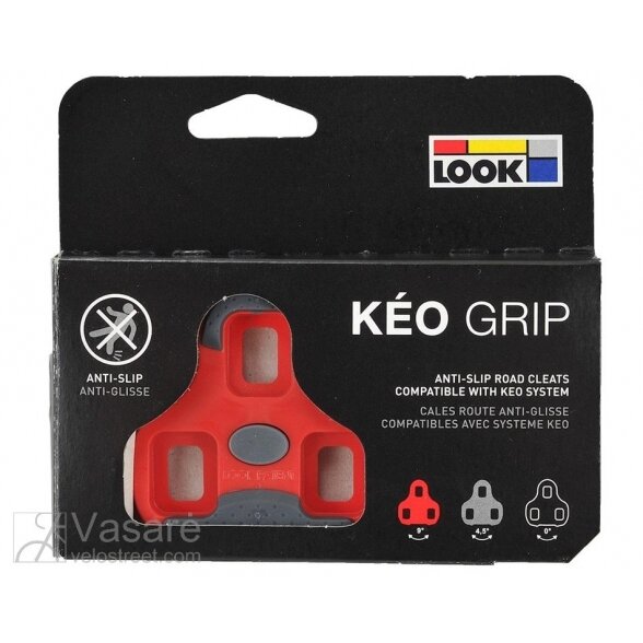 LOOK KEO CLEATS Grip RED 1