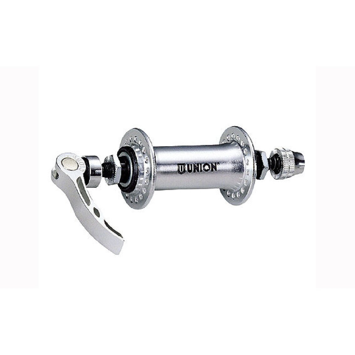 Front hub Union 512 QR, aluminum, silver