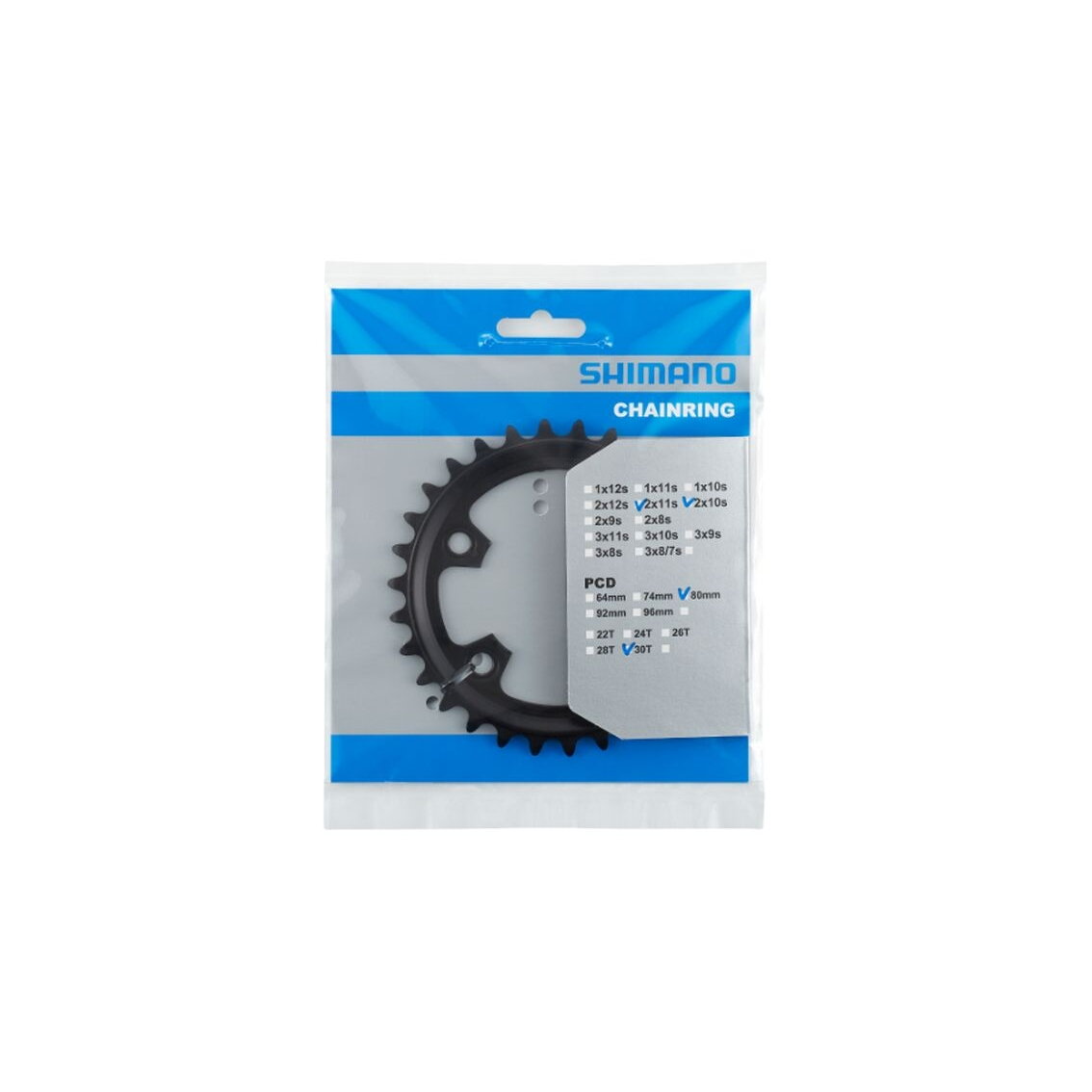 Priekinė žvaigždutė Shimano FC-RX600 GRX 2x10/11 pavarų 30T 1 Priekinė žvaigždutė Shimano FC-RX600 GRX 2x10/11 pavarų 30T 1