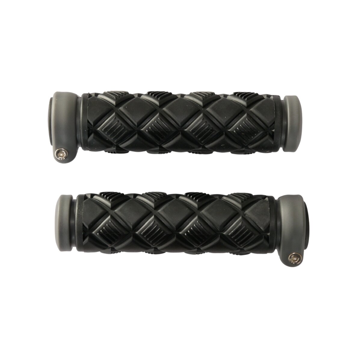 Pro Supergo vairo rankenėlės, 130 mm, juoda/pilka