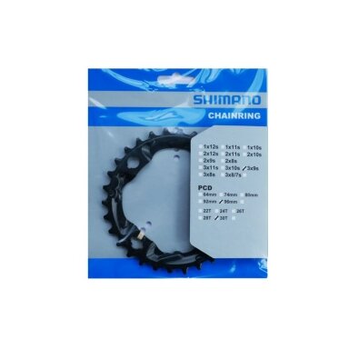 Shimano Alivio FC-M4000 3x9 Speed 30T 96mm BCD Front Chainring