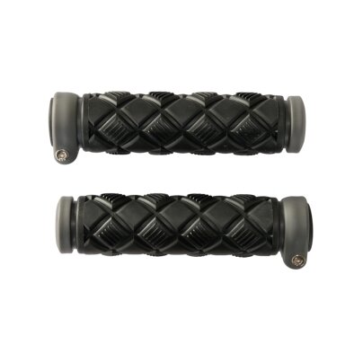Pro Supergo vairo rankenėlės, 130 mm, juoda/pilka