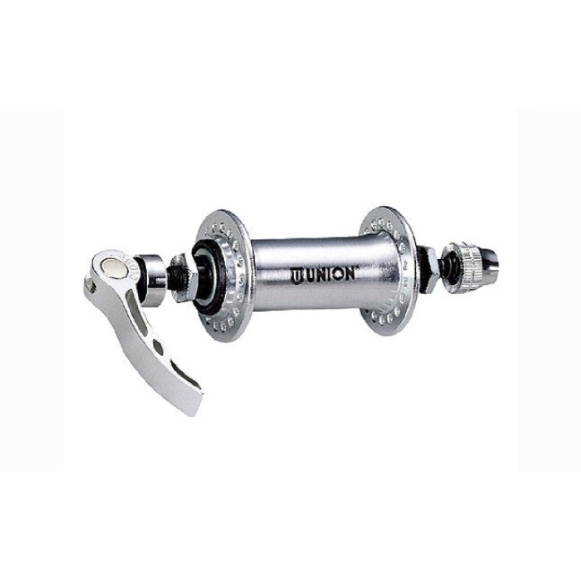 Front hub Union 512 QR, aluminum, silver Front hub Union 512 QR, aluminum, silver