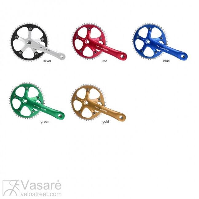 chainwheelset M-WAVE, 1-speed chainwheelset M-WAVE, 1-speed