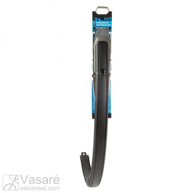 Purvasaugių k-tas 28" M-WAVE juodas plastikinis 1