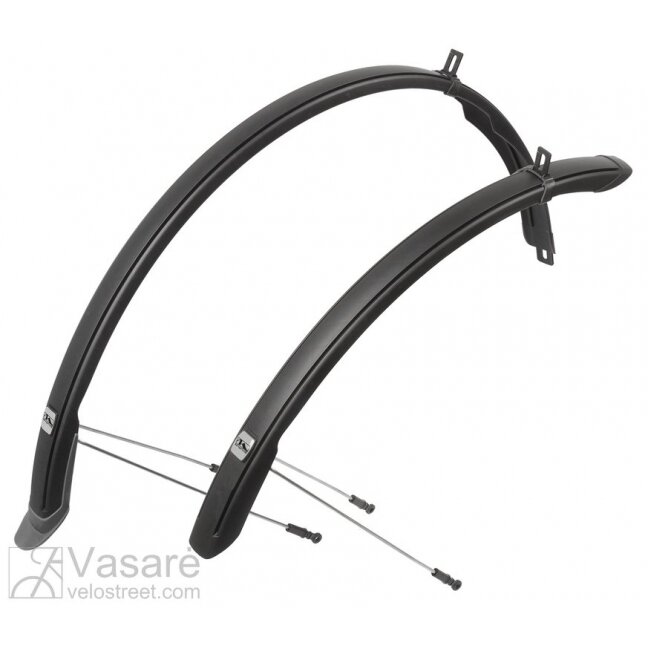 Purvasaugių k-tas 28" M-WAVE juodas plastikinis 2
