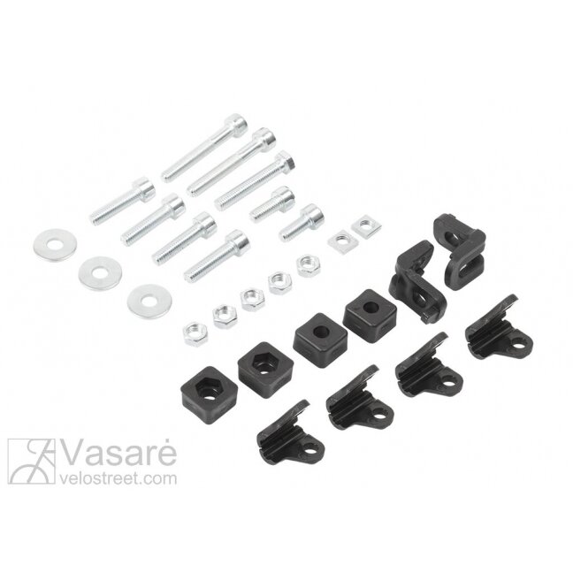 Purvasaugių k-tas 28" M-WAVE juodas plastikinis