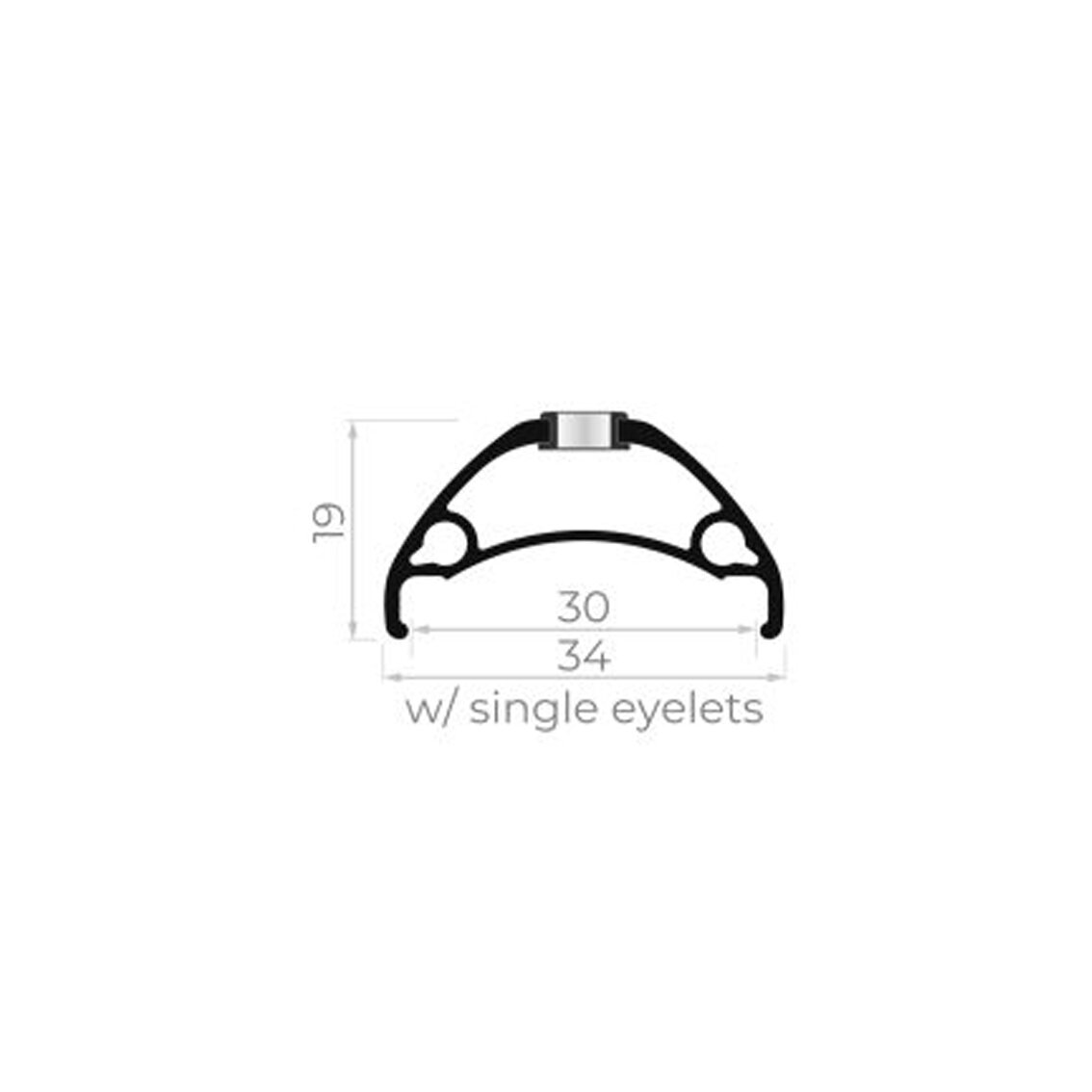 Ratas priekinis Rodi Tryp 30 EVO QR 6-Bolt 29" 1 Ratas priekinis Rodi Tryp 30 EVO QR 6-Bolt 29" 1