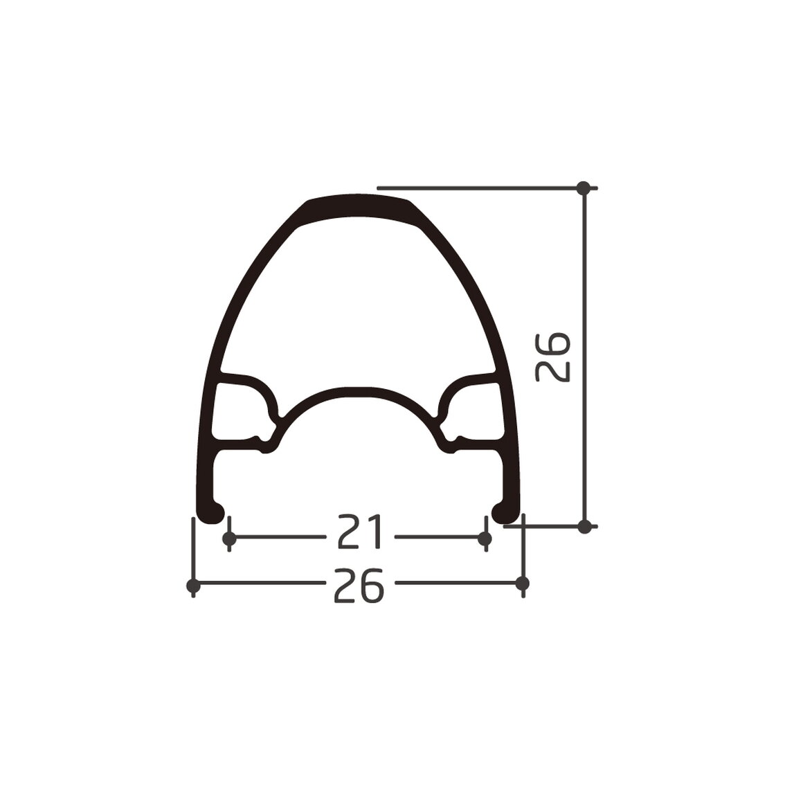 Ratlankis Shining DB-T260 28" 622x21 juodas 1 Ratlankis Shining DB-T260 28" 622x21 juodas 1