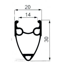 Rim Remerx Taurus 700C 36h. FV 1 Rim Remerx Taurus 700C 36h. FV 1