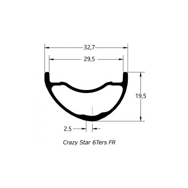 Ratlankis Duke Crazy Star 6ters FR 29"