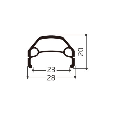 Ratlankis Shining 28" MT-66 622x23 V-Brake Ratlankis Shining 28" MT-66 622x23 V-Brake
